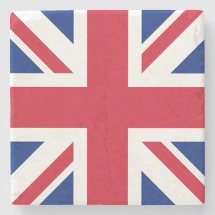 Storbritannien Union Jack Flagga för brittiska kol Stenunderlägg