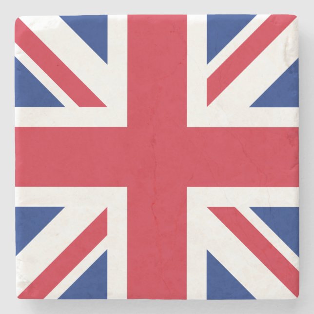 Storbritannien Union Jack Flagga för brittiska kol Stenunderlägg (Framsidan)