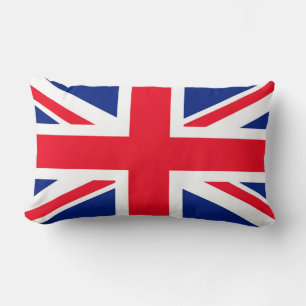 Storbritannien Union Jack Flagga Lumbarkudde