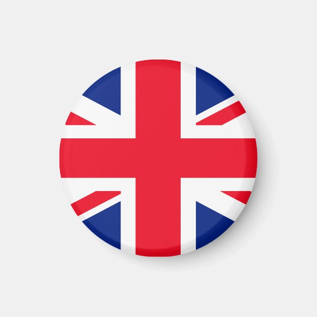 Storbritannien Union Jack Flagga Magnet (Framsidan)