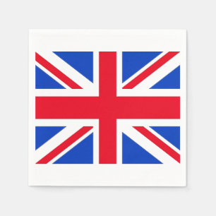 Storbritannien Union Jack Pappersfestservetter Pappersservett
