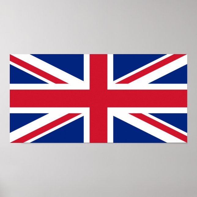 Storbritannien Union Jack Poster (Framsidan)