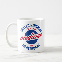 Storbritanniens Fakultet för Medicin och Sjukvård Kaffemugg