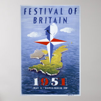 Storbritanniens festival poster