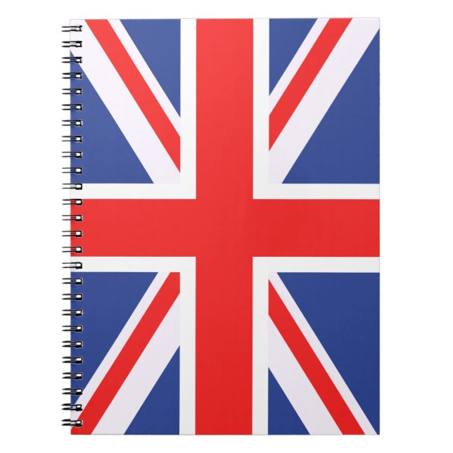 Storbritanniens flagga anteckningsbok (Framsidan)