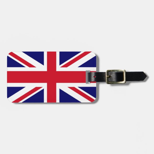 Storbritanniens flagga bagagebricka (Horisontell Framsida)