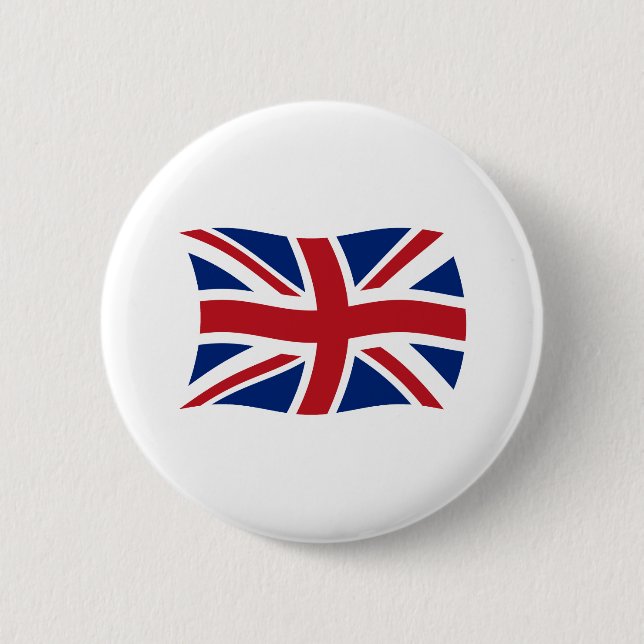 Storbritanniens flagga knapp (Framsida)