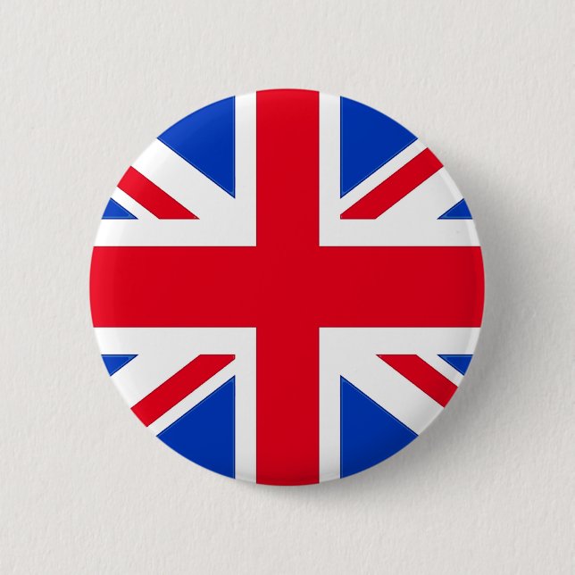 Storbritanniens flagga knapp (Framsida)
