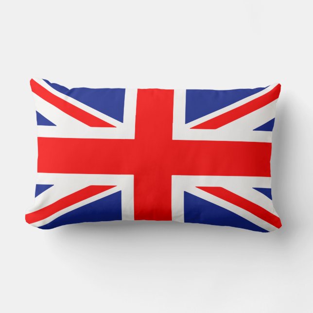 Storbritanniens flagga lumbarkudde (Framsida)