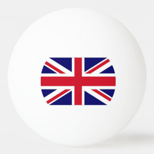 Storbritanniens flagga pingisboll