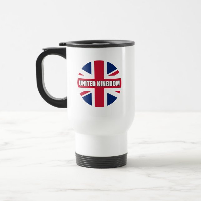 Storbritanniens flagga resemugg (Vänster)