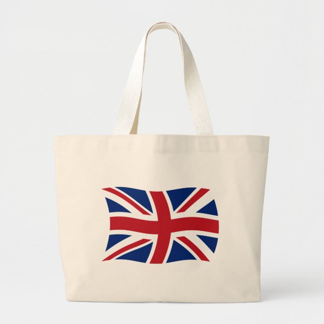 Storbritanniens flagga shoppingväska jumbo tygkasse (Framsidan)