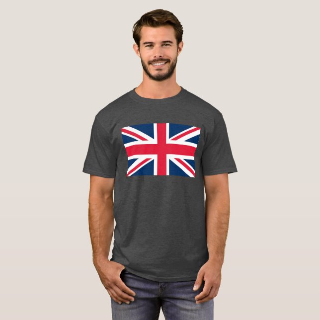 Storbritanniens flagga t shirt (Hel framsida)