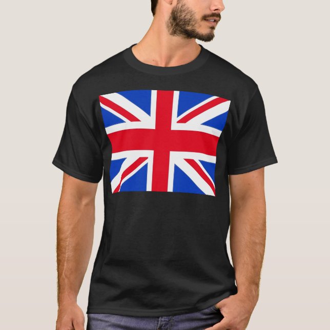 Storbritanniens flagga t shirt (Framsida)