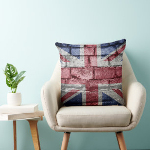 Storbritanniens flagga-vägg kudde