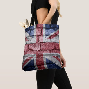 Storbritanniens flagga-vägg tygkasse