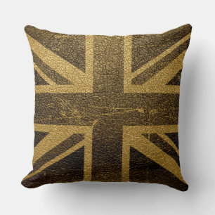 Storbritanniens flagga vintage #2 kudde