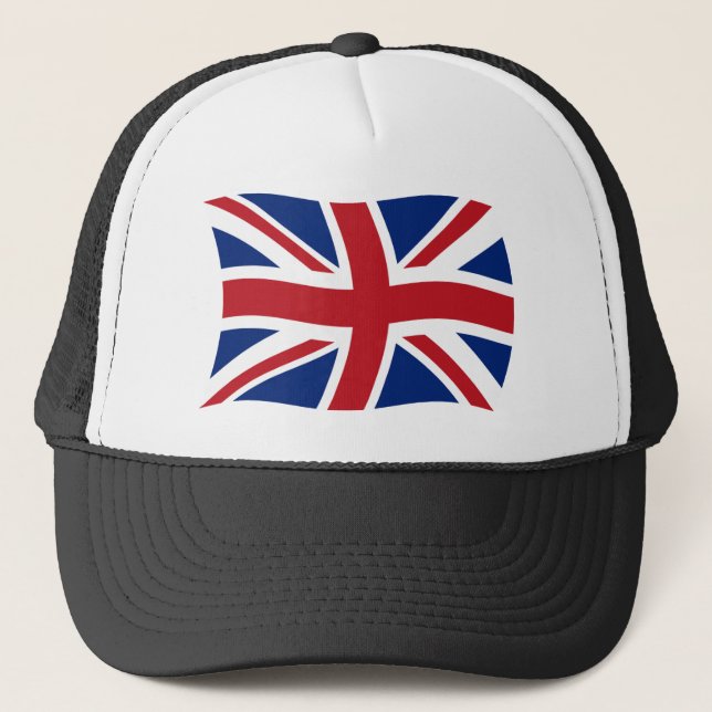 Storbritanniens flagghatt truckerkeps (Framsida)