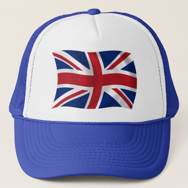 Storbritanniens flagghatt truckerkeps (Framsida)