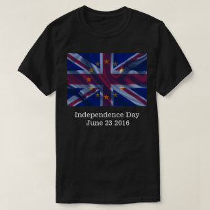 Storbritanniens Independence day 2016 Brexit T-shirt