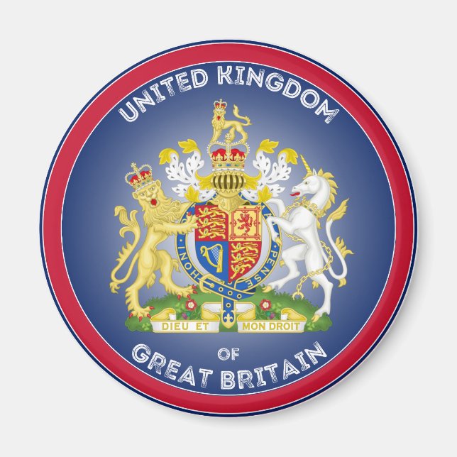 Storbritanniens kulturarvssymbol magnet (Framsidan)