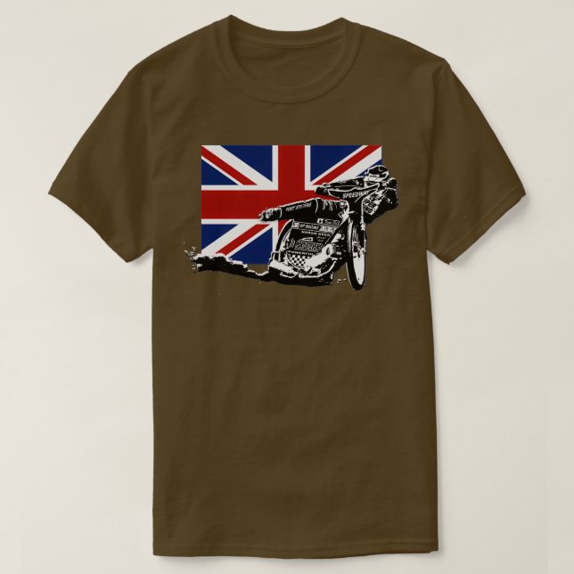 Storbritanniens motorcykel för höghastighetstrafik t shirt (Design framsida)
