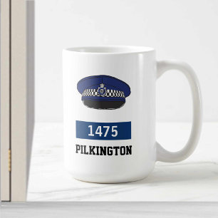 Storbritanniens polishölje - lägg till nummer och kaffemugg
