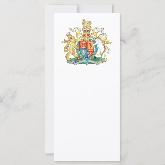 Storbritanniens statsvapen (Framsida)