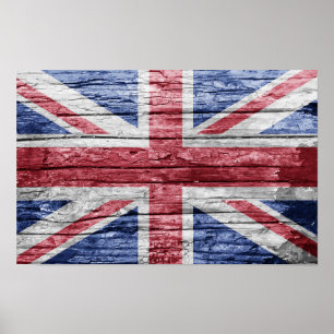 Storbritanniens träflagga poster