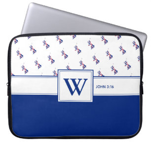 Storbritanniens UNDERBARA BRITANNIEN Bible Monogra Laptop Fodral