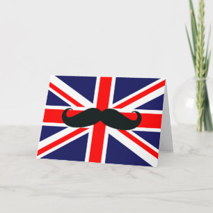 Storbritanniens Underbara brittiska Flagga med Mus Helgkort