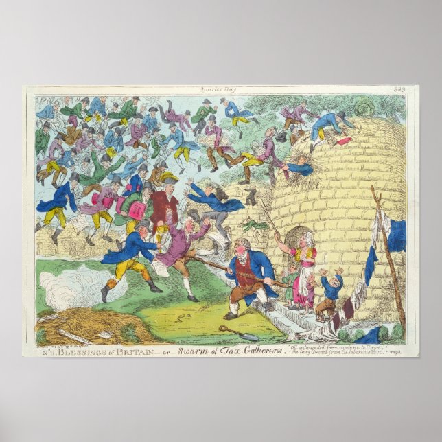 Storbritanniens välsignelse - eller skattens svärm poster (Framsidan)