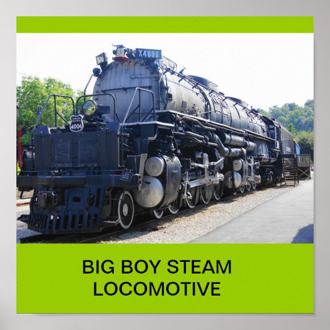 STORBRITYN STEAM LOCOMOTIVE POSTER (Framsidan)