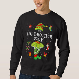 Storbror Alv Jul Familj Matchande Söt Xma Lång Ärmad Tröja