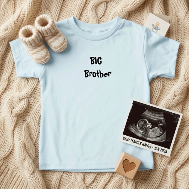 Storbror Anpassad Familj T-Shirt Present (Skapare uppladdad)