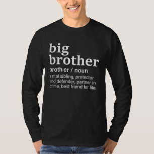 Storbror Definition Storbror Tillkännagivande Bi T Shirt