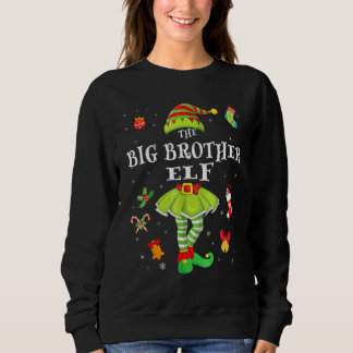 Storbror Elf Jul Familj Matchande Söt Xma T Shirt