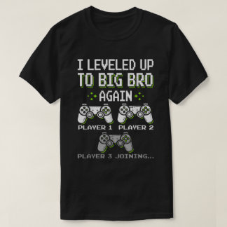 Storbror Level Up Tröja - Gamer-Syskon Avslöjande