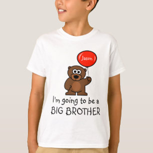 Storbror t-shirt för syskon   Leksaks nallebjörn
