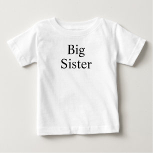 Storbror T-shirt, Storasyster Meddelande, Stor T Shirt