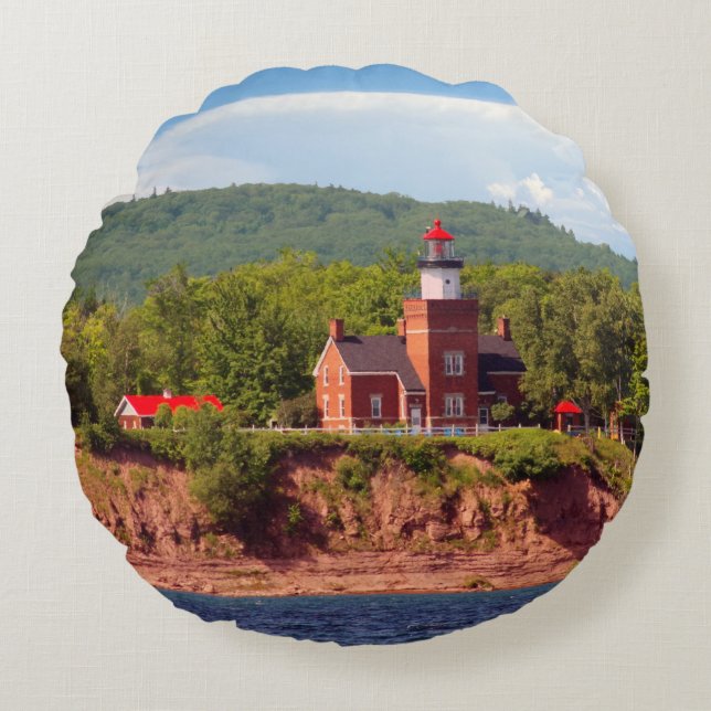 Storbuktens fyr runt kudde (Framsidan)