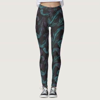 Storbunten mönster leggings
