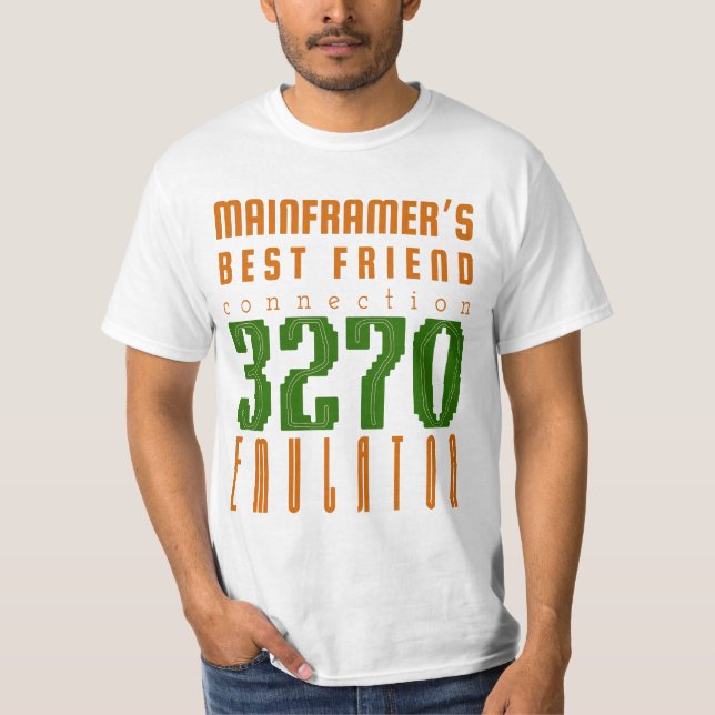 Stordatorer 3270-emulator t shirt (Framsida)