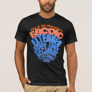 Stordatormaskin kodad teckenuppsättning EBCDIC T Shirt