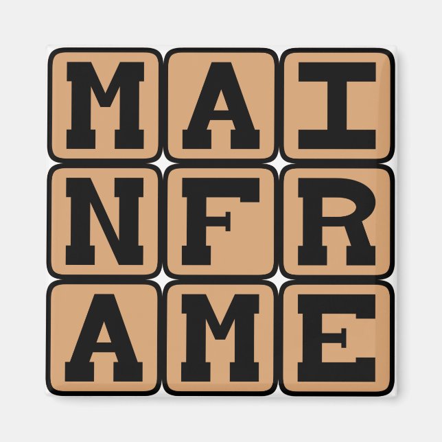 Stordram, stor dator magnet (Framsidan)