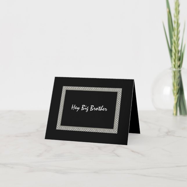 STORE BRODER - Var min bestman - Rutigt Inbjudan (Framsida)