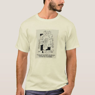 Store Manager och Sales Assistant Tecknad T Shirt