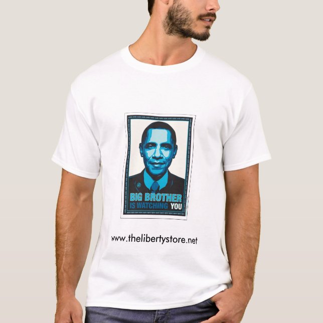 Storebrodern håller ögonen på dig - Obama Tee (Framsida)