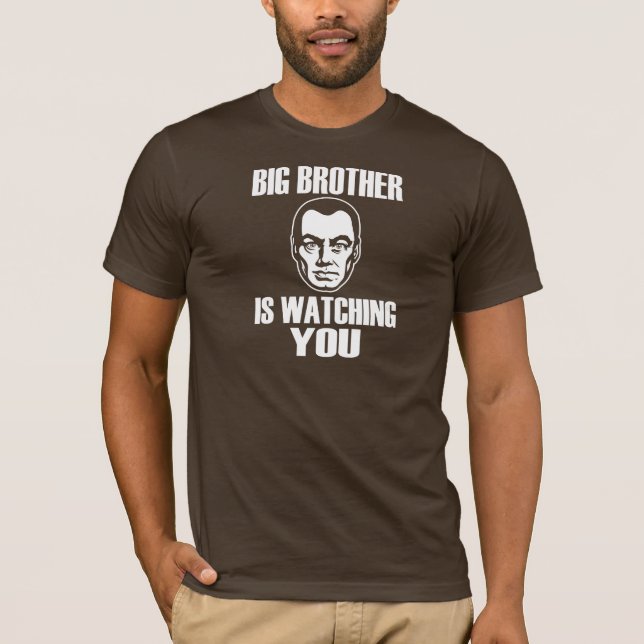 Storebrodern håller ögonen på dig t-shirt (Framsida)
