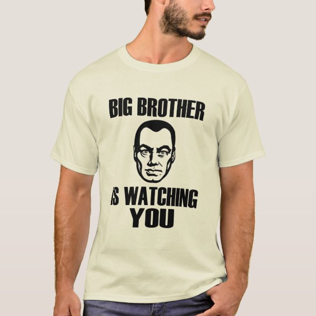 Storebrodern håller ögonen på dig t-shirt (Framsida)